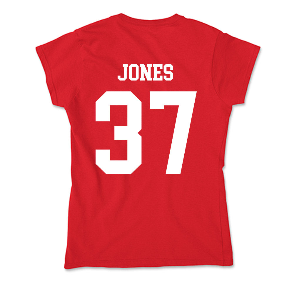 Nebraska - NCAA Football : Donovan Jones - Soft Style Women’s T-Shirt-1
