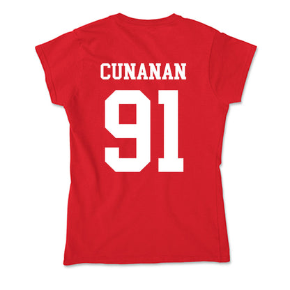 Nebraska - NCAA Football : Kyle Cunanan - Classic Shersey Soft Style Women’s T-Shirt-1