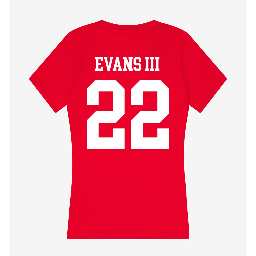 Nebraska - NCAA Football : Victor Evans III - Classic Shersey Women's V-Neck T-Shirt-1