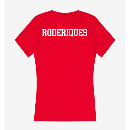 Nebraska - NCAA Men's Gymnastics : Ty Roderiques - Women's V-Neck T-Shirt-1