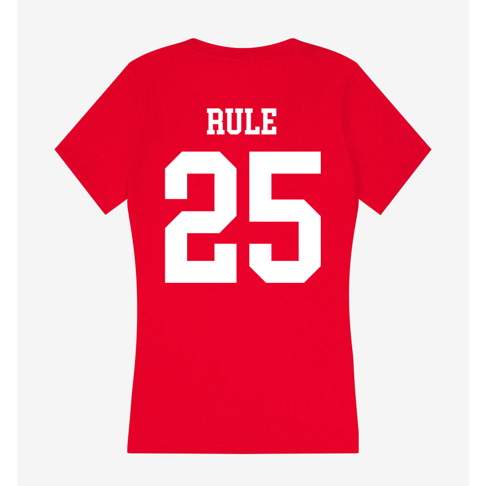 Nebraska - NCAA Football : Jamal Rule - Women's V-Neck T-Shirt-1