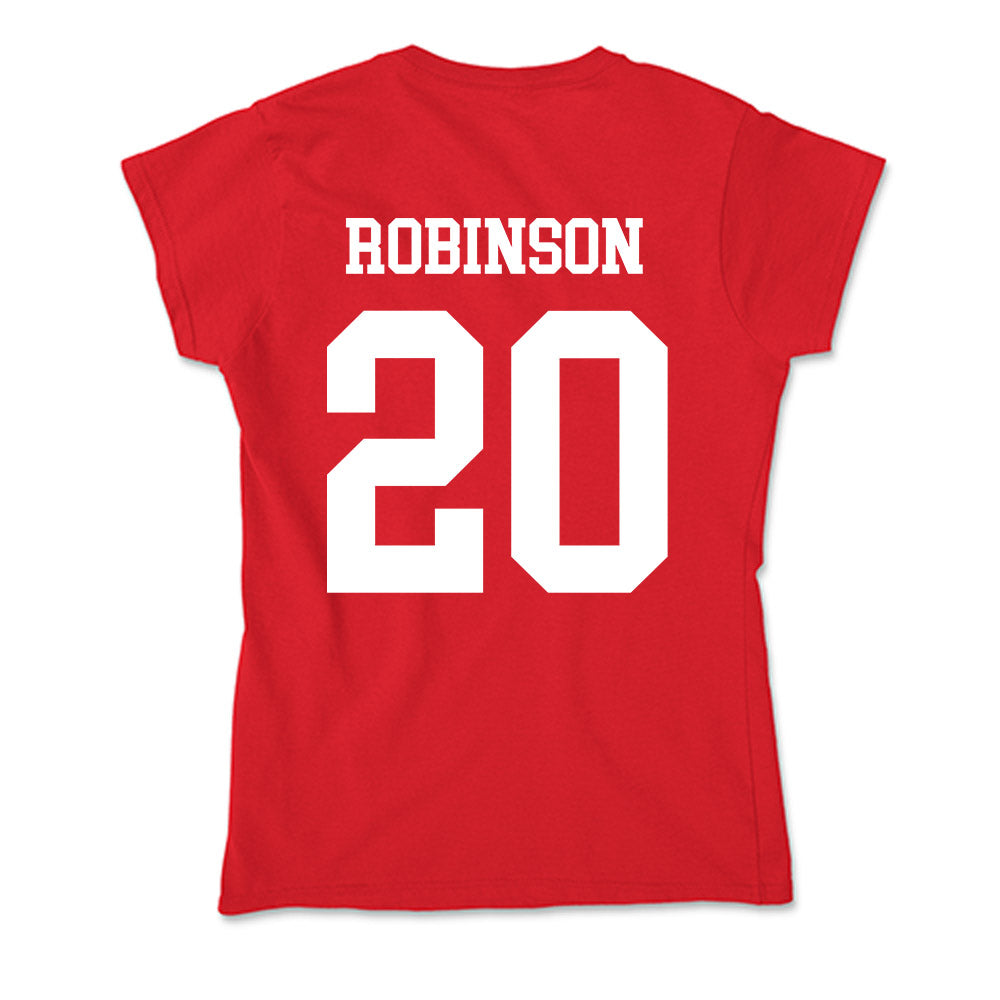 Nebraska - NCAA Women's Volleyball : Jayden Robinson - Soft Style Women’s T-Shirt-1