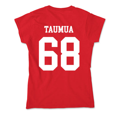 Nebraska - NCAA Football : Preston Taumua - Soft Style Women’s T-Shirt-1