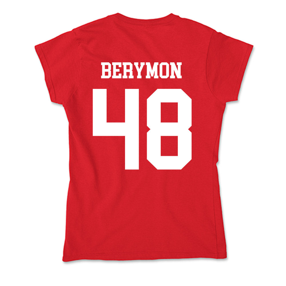 Nebraska - NCAA Football : Dylan Berymon - Soft Style Women’s T-Shirt-1