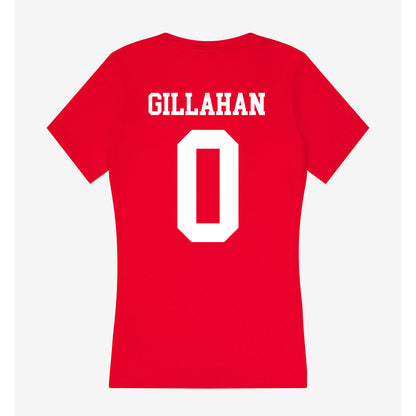 Nebraska - NCAA Women's Soccer : Avery Gillahan - Women's V-Neck T-Shirt-1