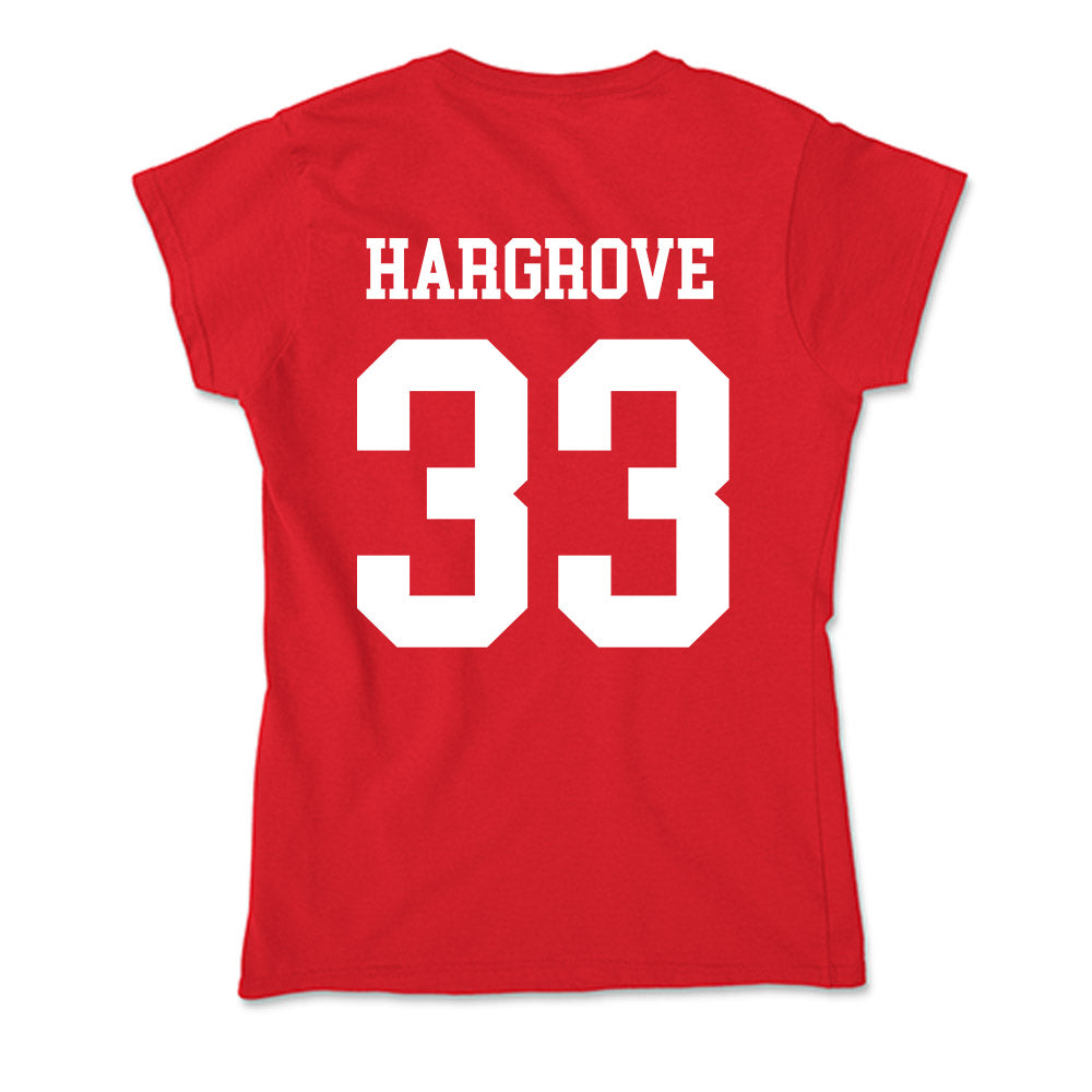 Nebraska - NCAA Women's Basketball : Amiah Hargrove - Classic Shersey Soft Style Women’s T-Shirt-1