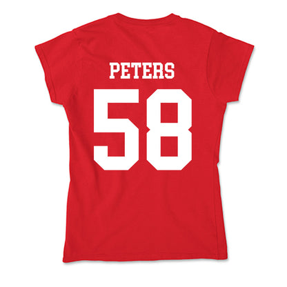 Nebraska - NCAA Football : Jake Peters - Soft Style Women’s T-Shirt-1