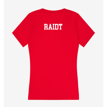 Nebraska - NCAA Women's Tennis : Conley Raidt - Women's V-Neck T-Shirt-1