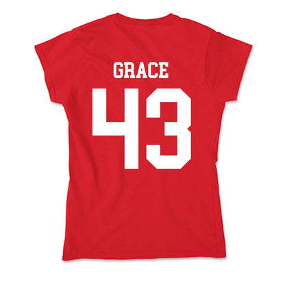 Nebraska - NCAA Baseball : Cooper Grace - Soft Style Women’s T-Shirt-1