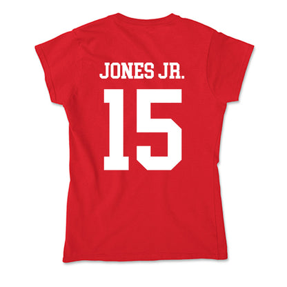 Nebraska - NCAA Football : Anthony Jones Jr. - Soft Style Women’s T-Shirt-1