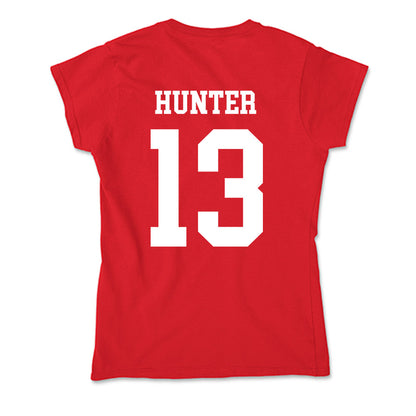 Nebraska - NCAA Football : Nyziah Hunter - Soft Style Women’s T-Shirt-1