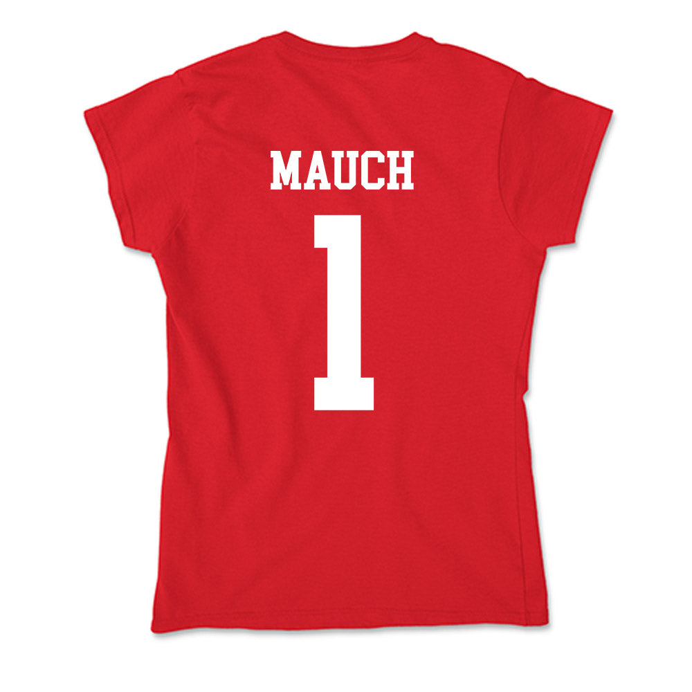 Nebraska - NCAA Women's Volleyball : Olivia Mauch - Soft Style Women’s T-Shirt-1
