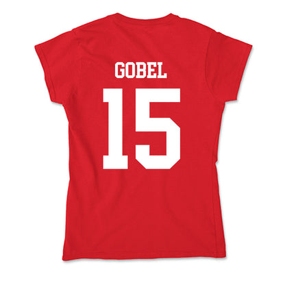 Nebraska - NCAA Women's Soccer : Alexa Gobel - Soft Style Women’s T-Shirt-1