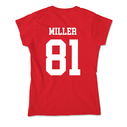 Nebraska - NCAA Football : Hayes Miller - Classic Shersey Soft Style Women’s T-Shirt-1