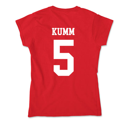 Nebraska - NCAA Football : Taylor Kumm - Soft Style Women’s T-Shirt-1