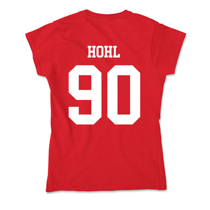 Nebraska - NCAA Football : John Hohl - Soft Style Women’s T-Shirt-1