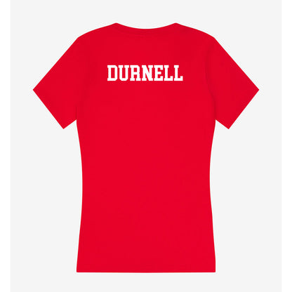 Nebraska - NCAA Softball : Alli Durnell - Women's V-Neck T-Shirt-1