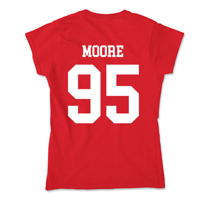 Nebraska - NCAA Football : Gabriel Moore - Classic Shersey Soft Style Women’s T-Shirt-1