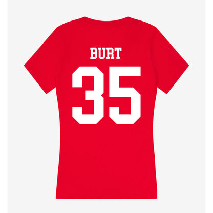 Nebraska - NCAA Men's Basketball : Henry Burt - Classic Shersey Women's V-Neck T-Shirt-1