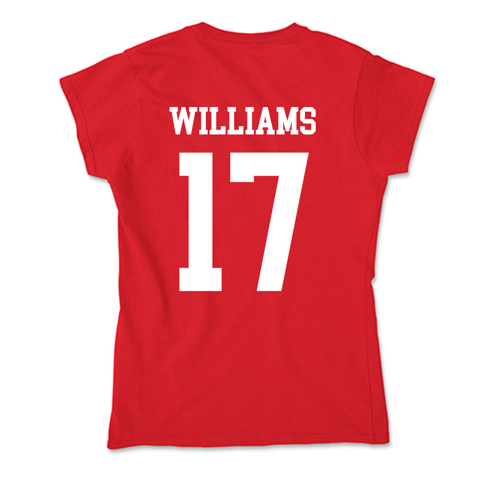 Nebraska - NCAA Women's Volleyball : Keoni Williams - Soft Style Women’s T-Shirt-1