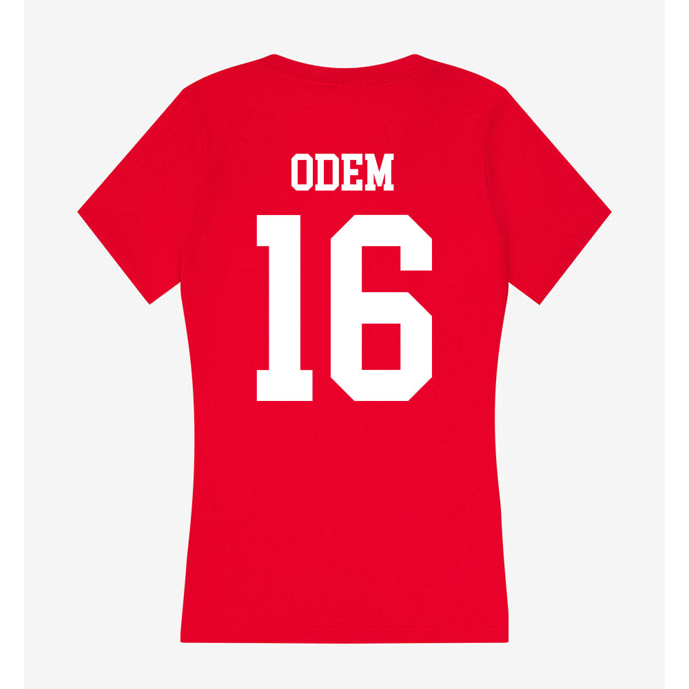 Nebraska - NCAA Football : Danny Odem - Classic Shersey Women's V-Neck T-Shirt-1