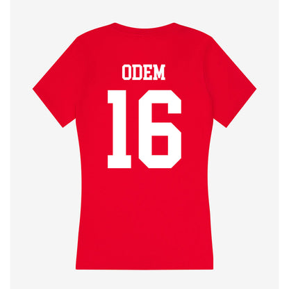 Nebraska - NCAA Football : Danny Odem - Classic Shersey Women's V-Neck T-Shirt-1