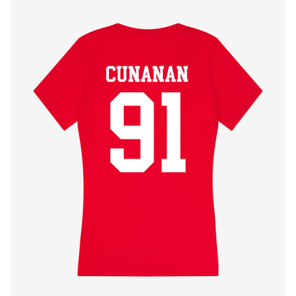 Nebraska - NCAA Football : Kyle Cunanan - Classic Shersey Women's V-Neck T-Shirt-1