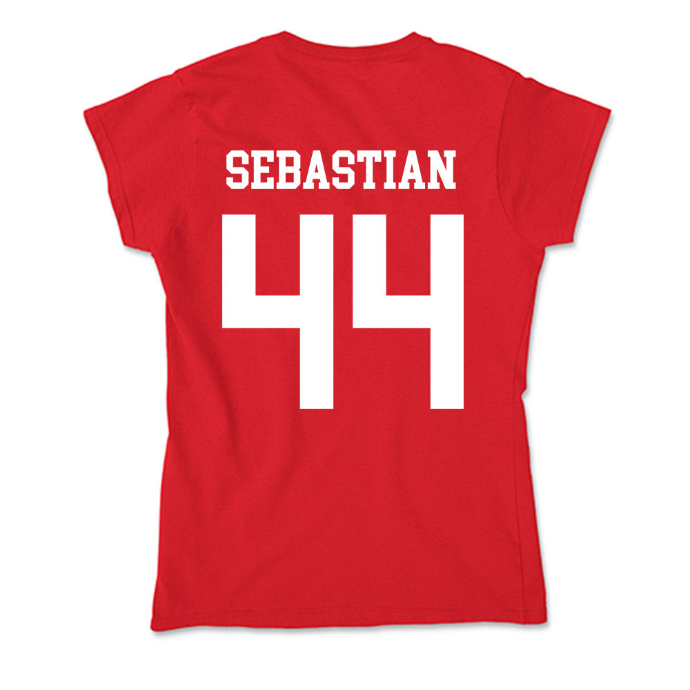 Nebraska - NCAA Baseball : Blake Sebastian - Soft Style Women’s T-Shirt-1
