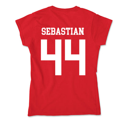 Nebraska - NCAA Baseball : Blake Sebastian - Soft Style Women’s T-Shirt-1