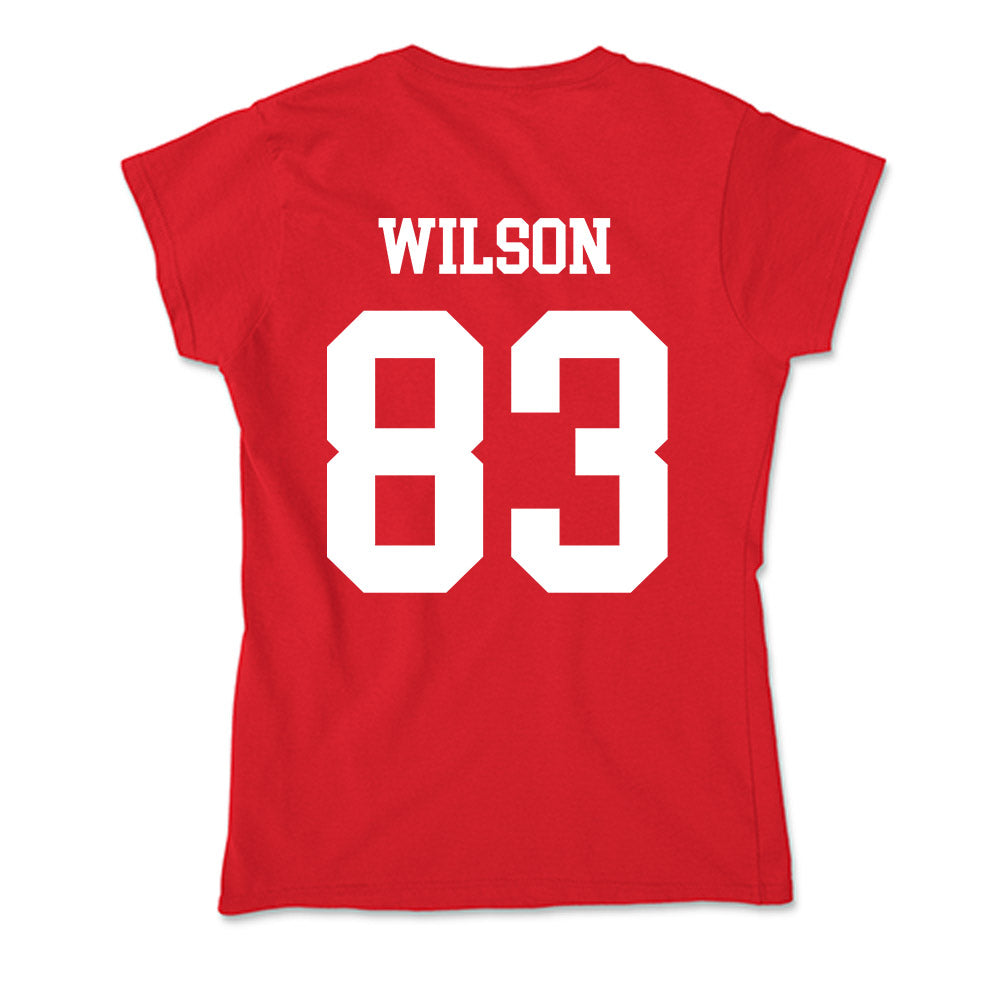 Nebraska - NCAA Football : Archie Wilson - Classic Shersey Soft Style Women’s T-Shirt-1