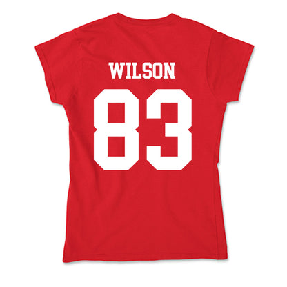 Nebraska - NCAA Football : Archie Wilson - Classic Shersey Soft Style Women’s T-Shirt-1