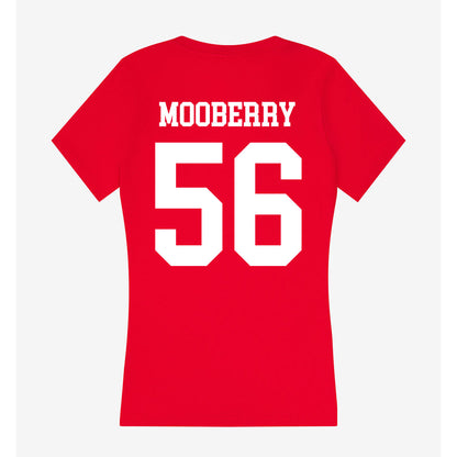 Nebraska - NCAA Football : Pierce Mooberry - Women's V-Neck T-Shirt-1