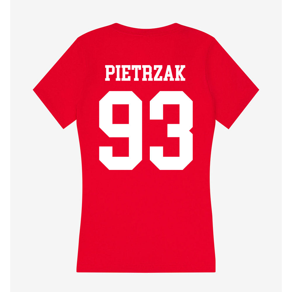 Nebraska - NCAA Football : Kade Pietrzak - Women's V-Neck T-Shirt-1