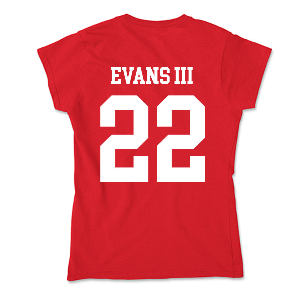 Nebraska - NCAA Football : Victor Evans III - Classic Shersey Soft Style Women’s T-Shirt-1