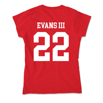 Nebraska - NCAA Football : Victor Evans III - Classic Shersey Soft Style Women’s T-Shirt-1