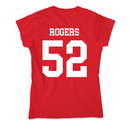 Nebraska - NCAA Football : Dylan Rogers - Soft Style Women’s T-Shirt-1