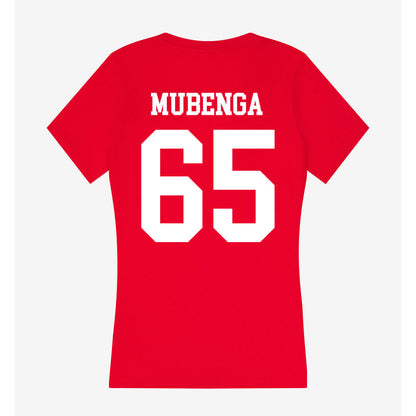 Nebraska - NCAA Football : Paul Mubenga - Women's V-Neck T-Shirt-1