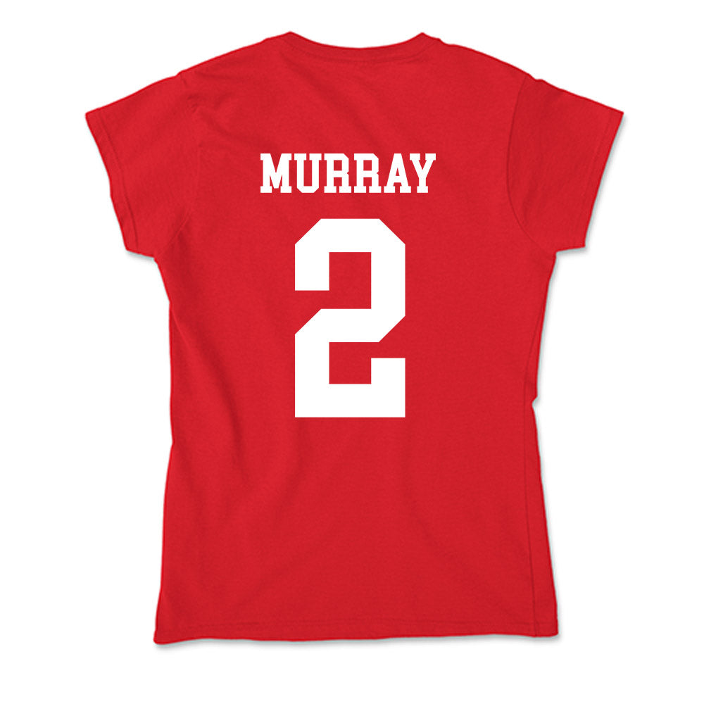 Nebraska - NCAA Women's Volleyball : Harper Murray - Soft Style Women’s T-Shirt-1