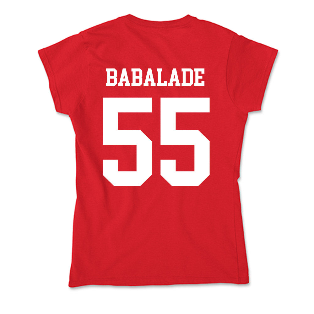 Nebraska - NCAA Football : Tree Babalade - Soft Style Women’s T-Shirt-1