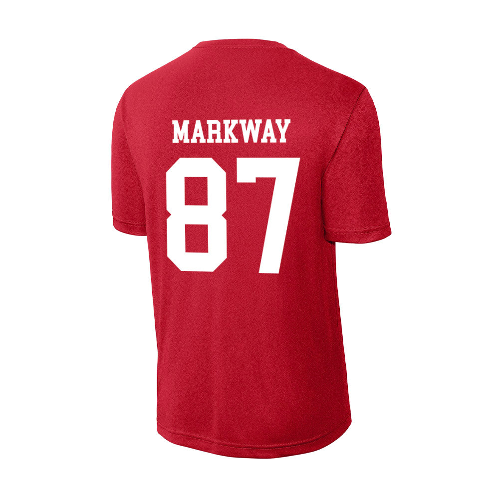 Nebraska - NCAA Football : Mac Markway - Activewear T-Shirt-1
