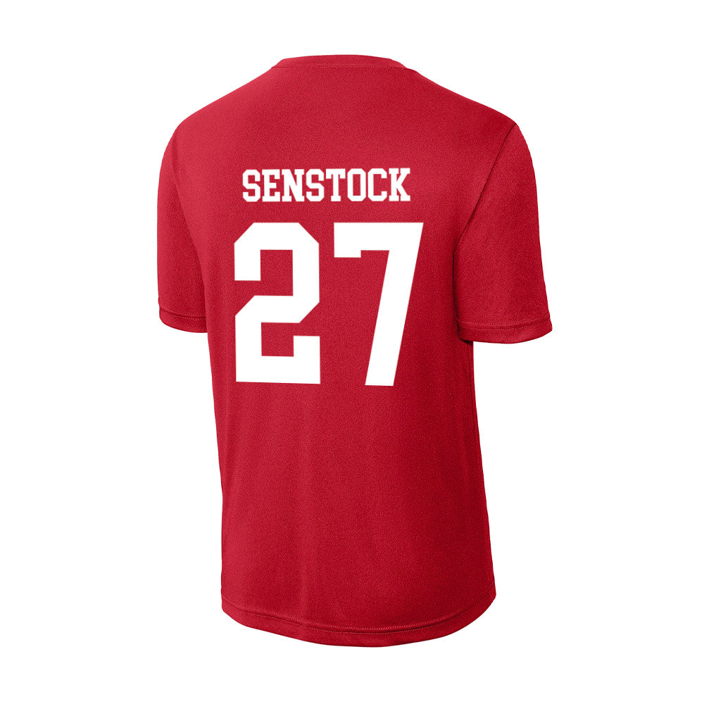 Nebraska - NCAA Baseball : Joey Senstock - Activewear T-Shirt-1
