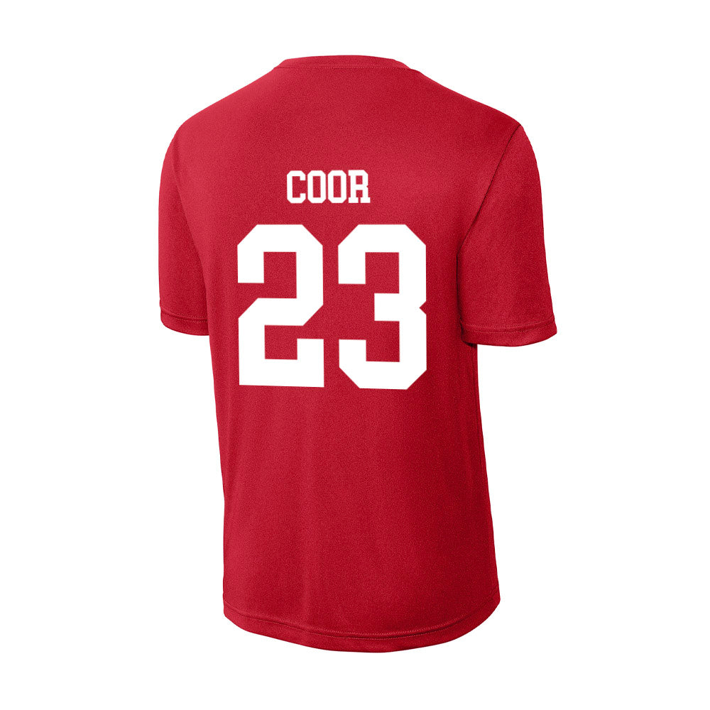 Nebraska - NCAA Softball : Hannah Coor - Activewear T-Shirt-1