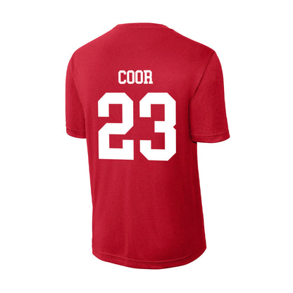 Nebraska - NCAA Softball : Hannah Coor - Activewear T-Shirt-1