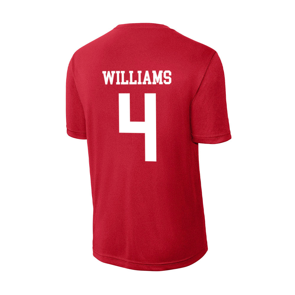 Nebraska - NCAA Women's Soccer : Karli Williams - Activewear T-Shirt-1