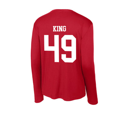 Nebraska - NCAA Football : Danny King - Activewear Long Sleeve T-Shirt-1