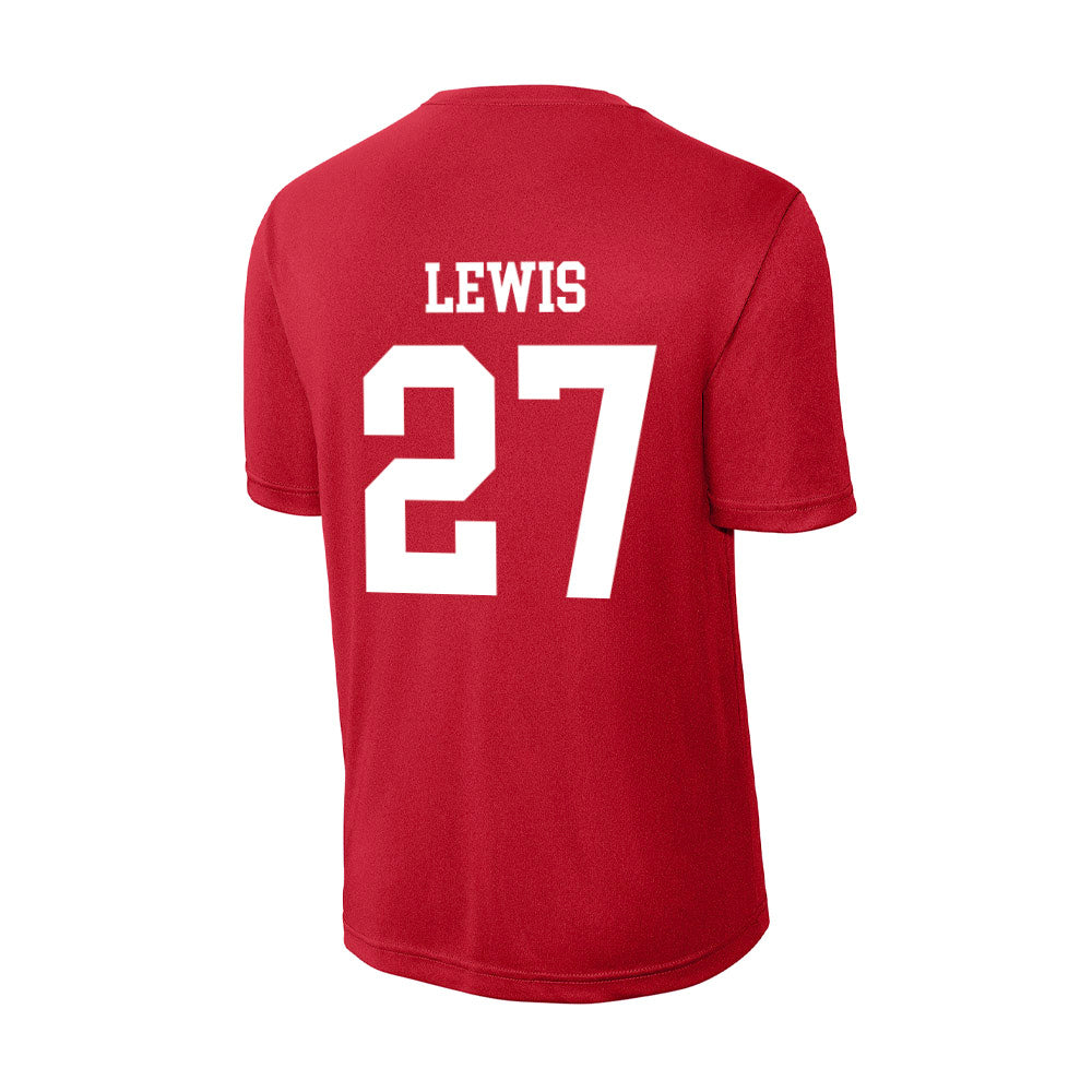 Nebraska - NCAA Women's Soccer : Nathalie Lewis - Activewear T-Shirt-1