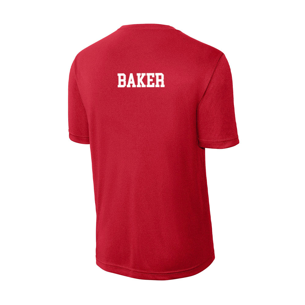 Nebraska - NCAA Women's Gymnastics : Reese Baker - Activewear T-Shirt-1