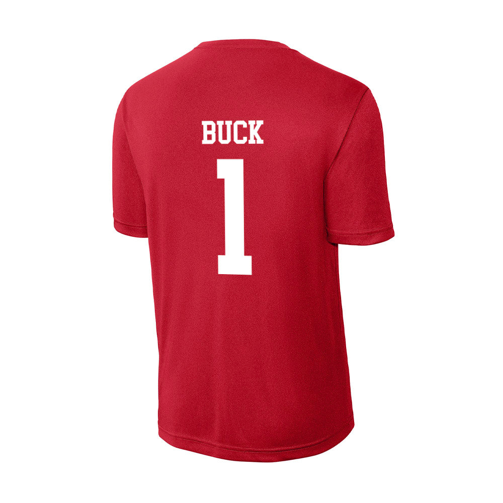 Nebraska - NCAA Baseball : Jett Buck - Activewear T-Shirt-1