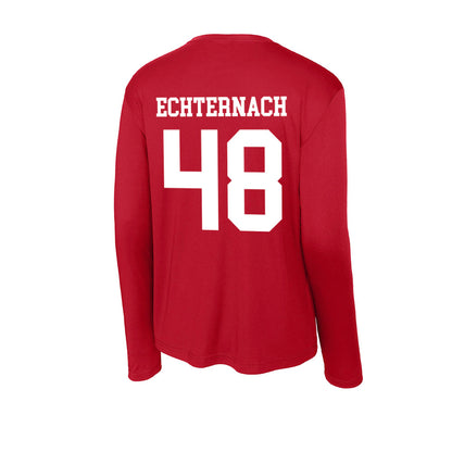 Nebraska - NCAA Football : Cayden Echternach - Activewear Long Sleeve T-Shirt-1