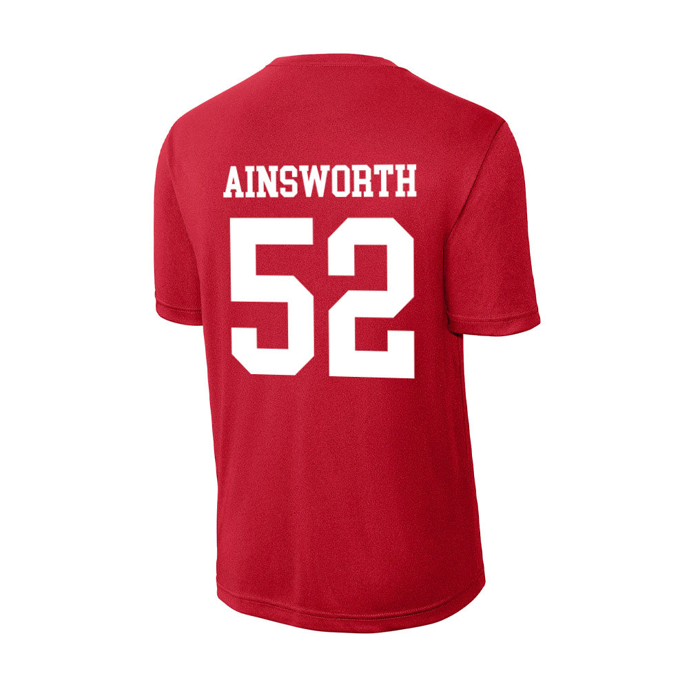 Nebraska - NCAA Football : Hayden Ainsworth - Activewear T-Shirt-1